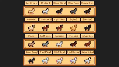 stardew valley change horse name|Changing Horse and Pet names/more pets .